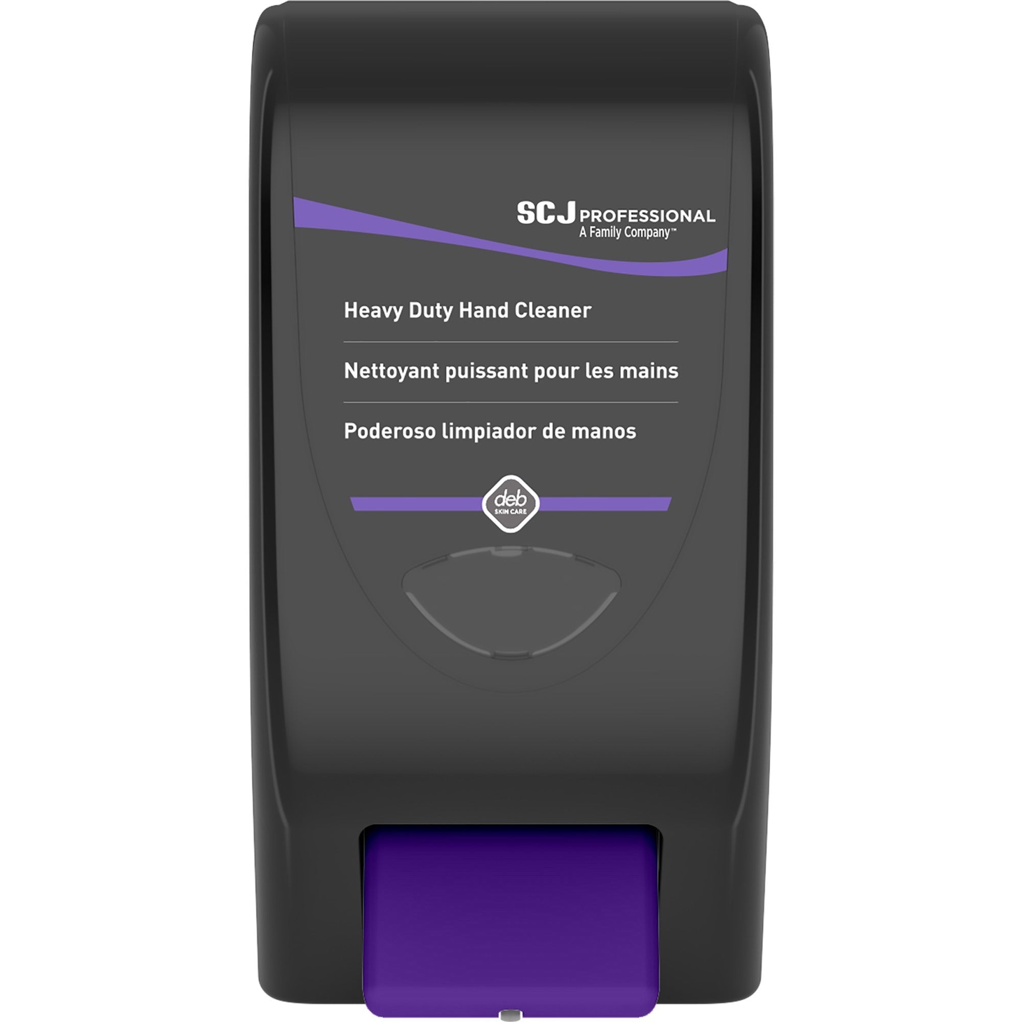 SC Johnson Hand Soap 2000 Manual Dispenser - Manual - 1.06 gal Capacity - Durable, Antimicrobial, Locking Mechanism - Black - 1Each