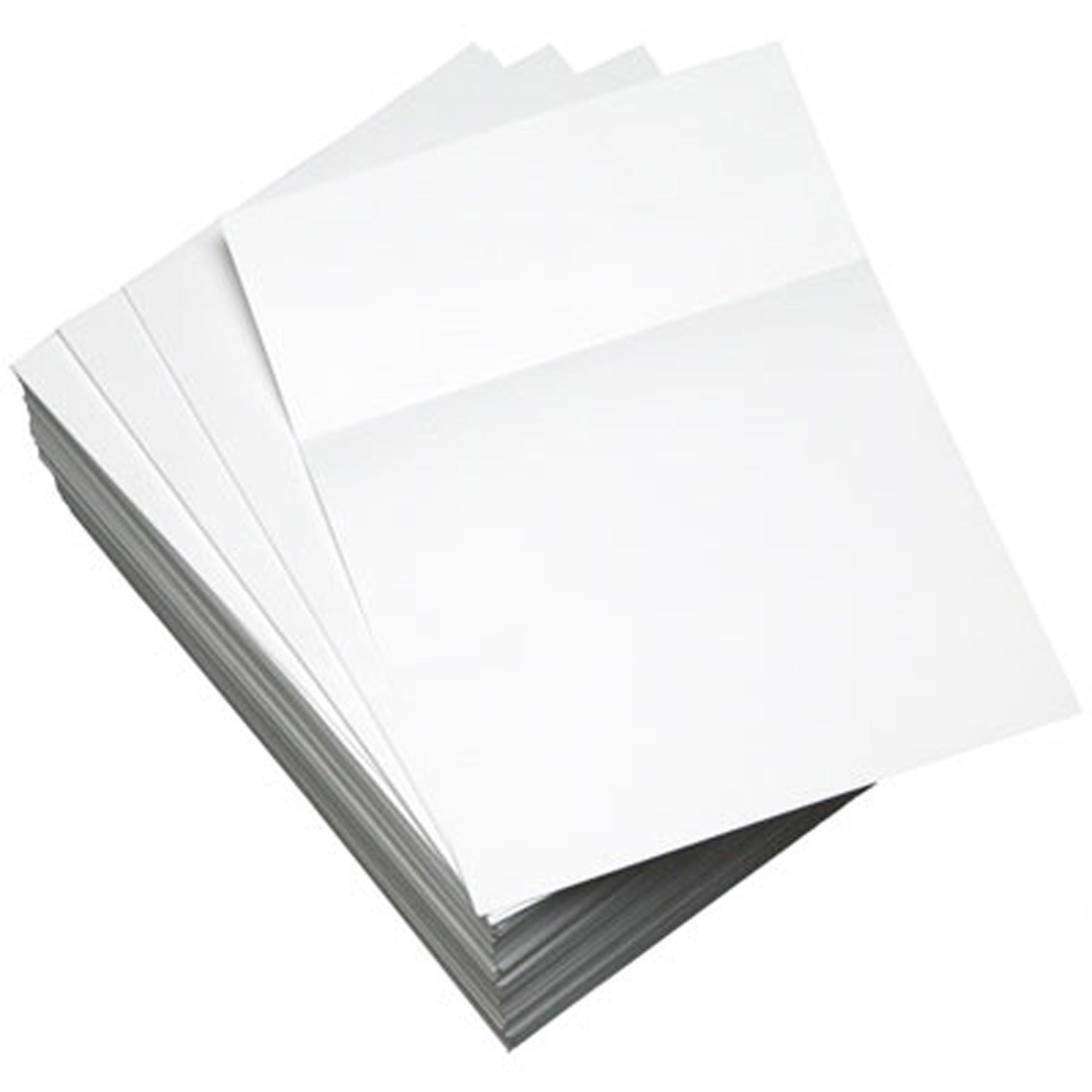 Custom Cut-Sheet Copy Paper, 92 Bright, Micro-Perforated 3.5" from Bottom, 24 lb Bond Weight, 8.5 x 11, White, 500/Ream