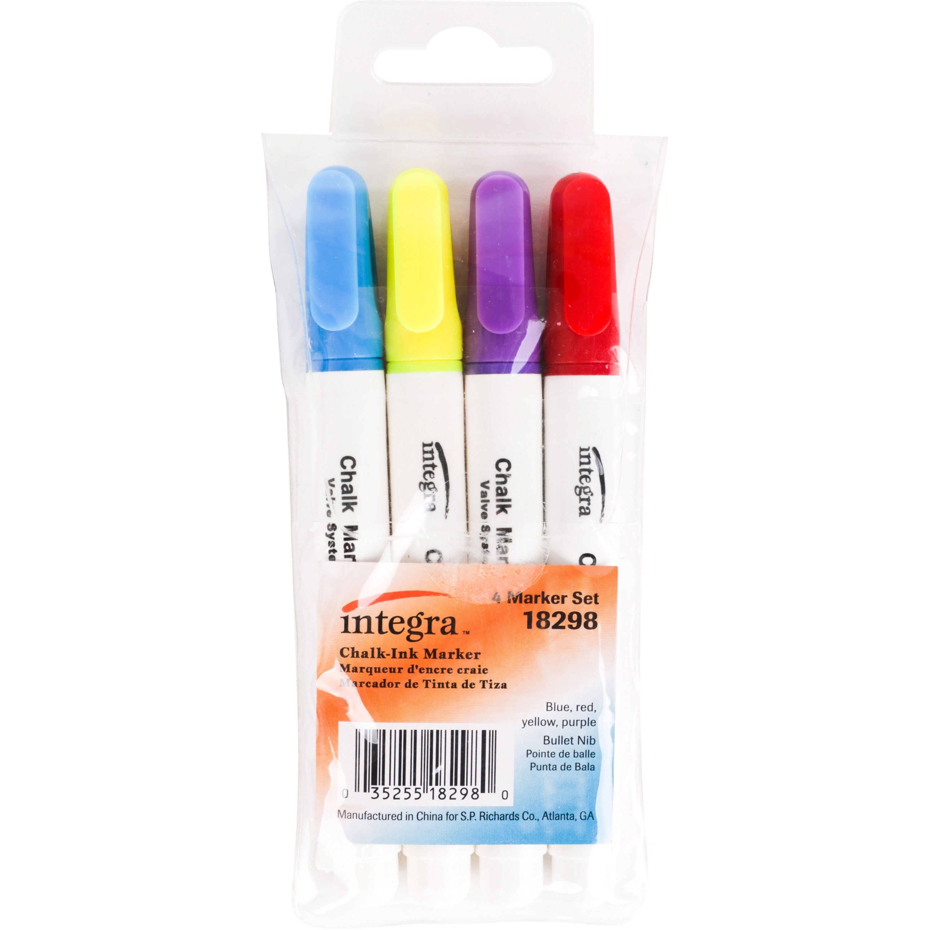 integra-chalk-ink-markers-bullet-marker-point-style-blue-purple-red-yellow-chalk-based-ink-4-set_ita18298 - 1