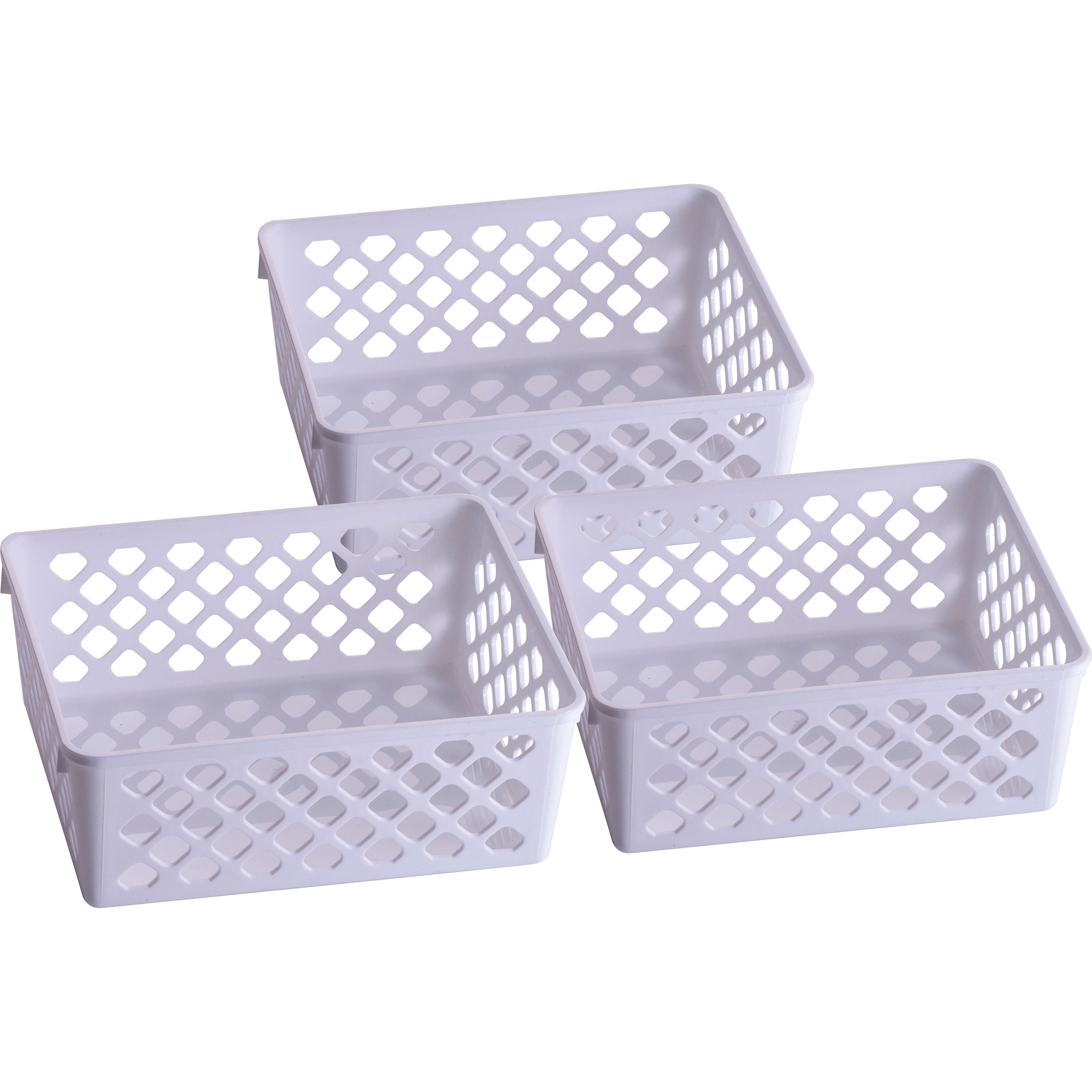 officemate-achieva-medium-supply-basket-3-pk-24-height-x-61-width-x-5-depth-compact-stackable-storage-space-white-plastic-3-pack_oic26205 - 1
