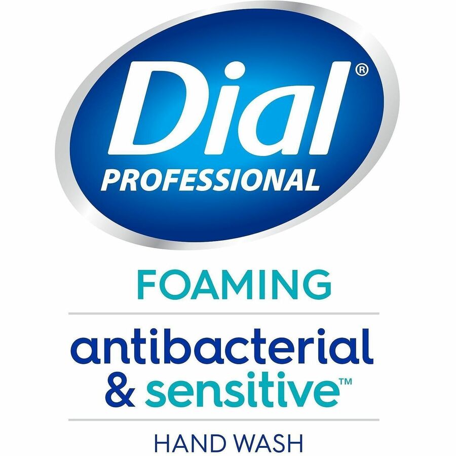 Dial FIT TF Refill Clean+ Foaming Hand Wash - 33.8 fl oz (1000 mL) - Bacteria Remover, Odor Remover - Skin, Hand - Antibacterial - Fragrance-free, Dye-free - 3 / Carton