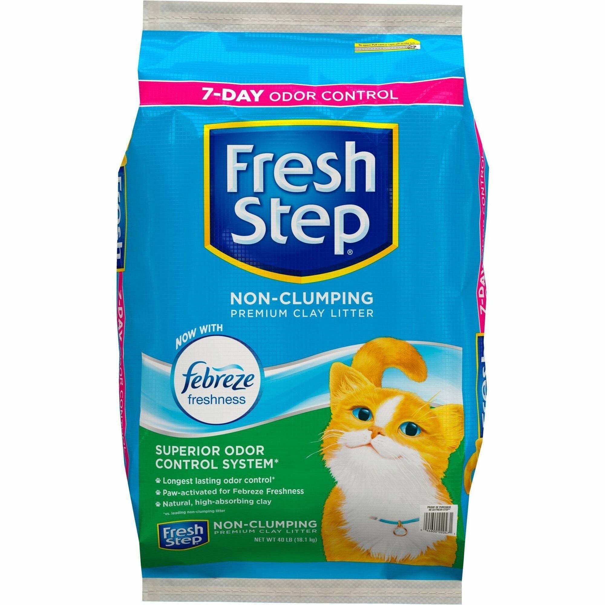 fresh-step-non-clumping-premium-clay-litter-with-febreze-freshness-40-lb-for-cat-clay-litter-1_clo02047 - 1