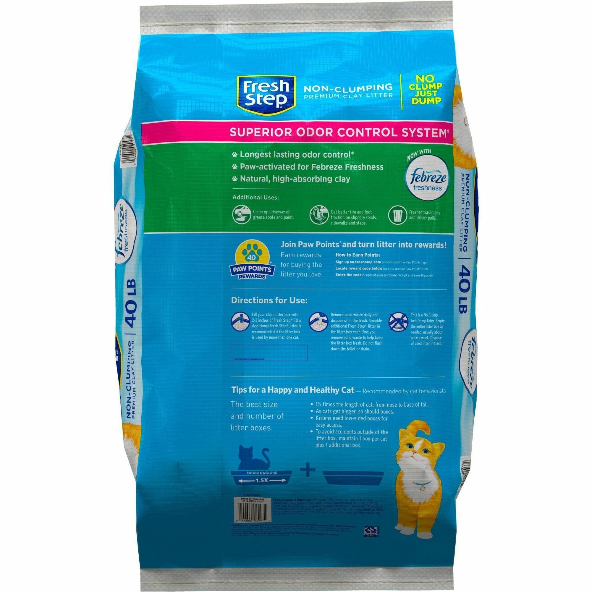 fresh-step-non-clumping-premium-clay-litter-with-febreze-freshness-40-lb-for-cat-clay-litter-1_clo02047 - 4