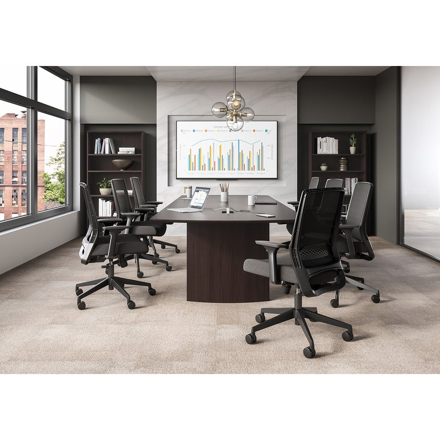Medina Basic Task Chair, Supports Up to 275 lb, 18" to 22" Seat Height, Black