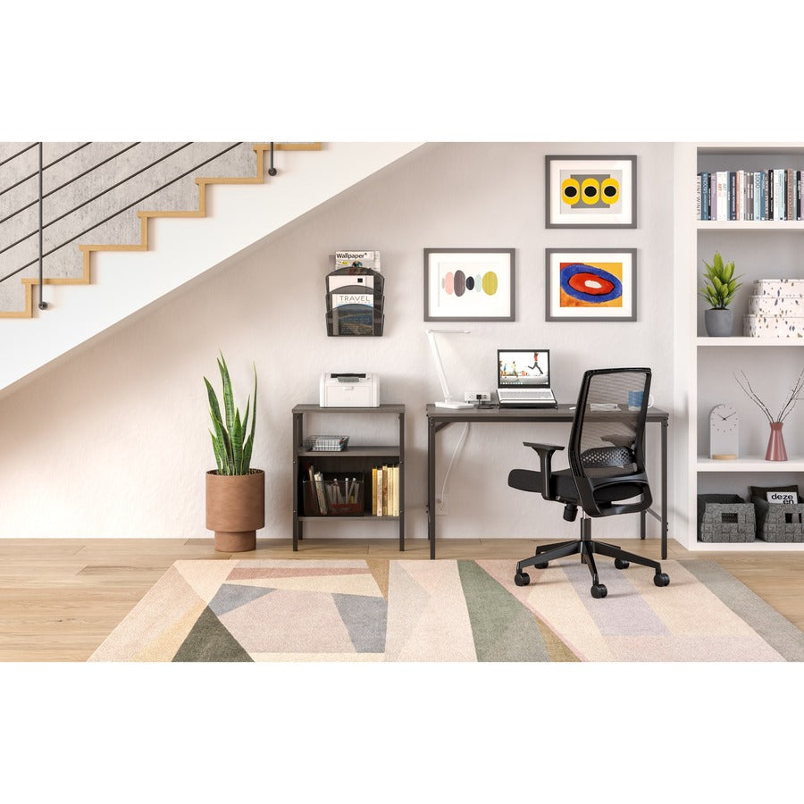 Medina Basic Task Chair, Supports Up to 275 lb, 18" to 22" Seat Height, Black