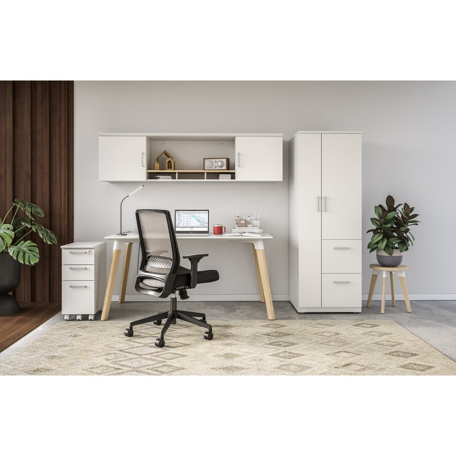 Medina Basic Task Chair, Supports Up to 275 lb, 18" to 22" Seat Height, Black