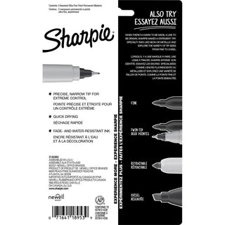 Sharpie Mystic Gems Permanent Markers - Ultra Fine Marker Point - Multi - 5 / Pack