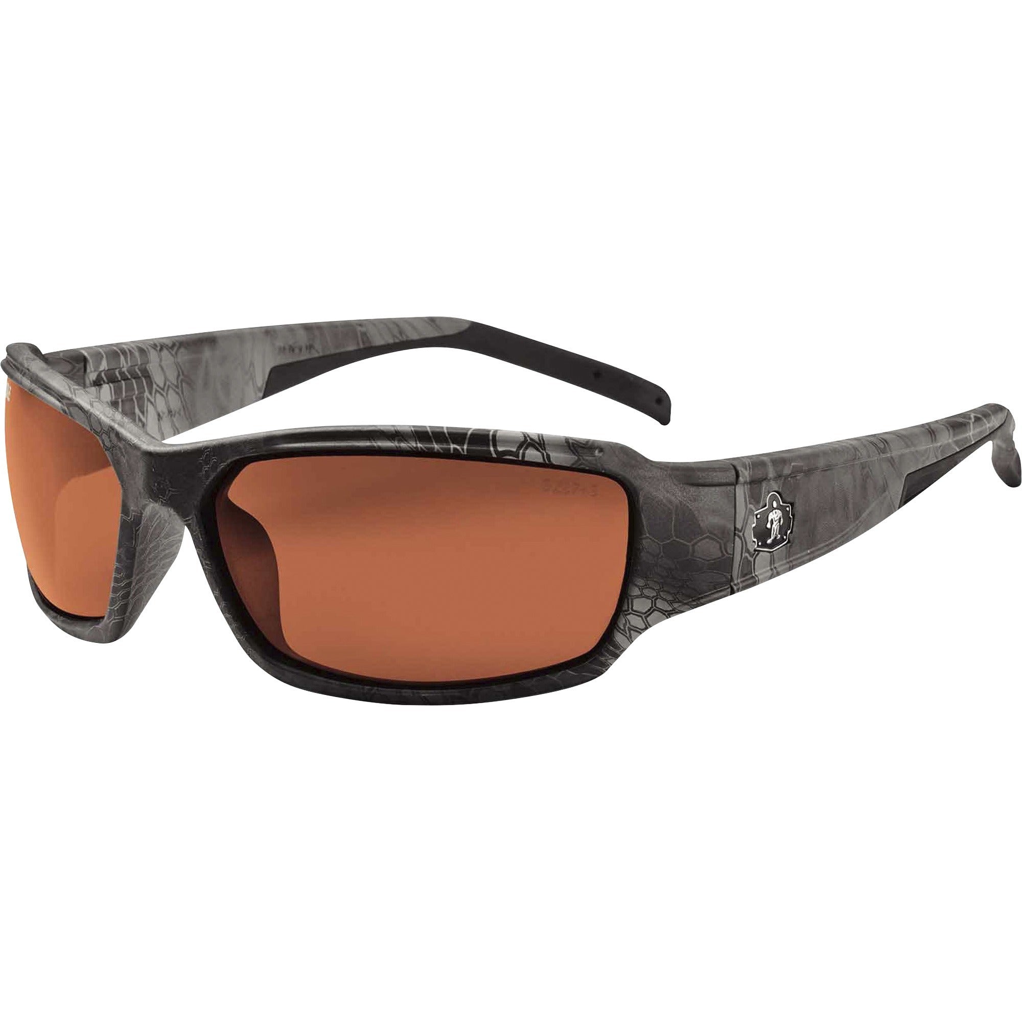 Skullerz Thor Safety Glasses, Kryptek Tyhpon Nylon Impact Frame, Polarized Copper Polycarb Lens, Ships in 1-3 Business Days
