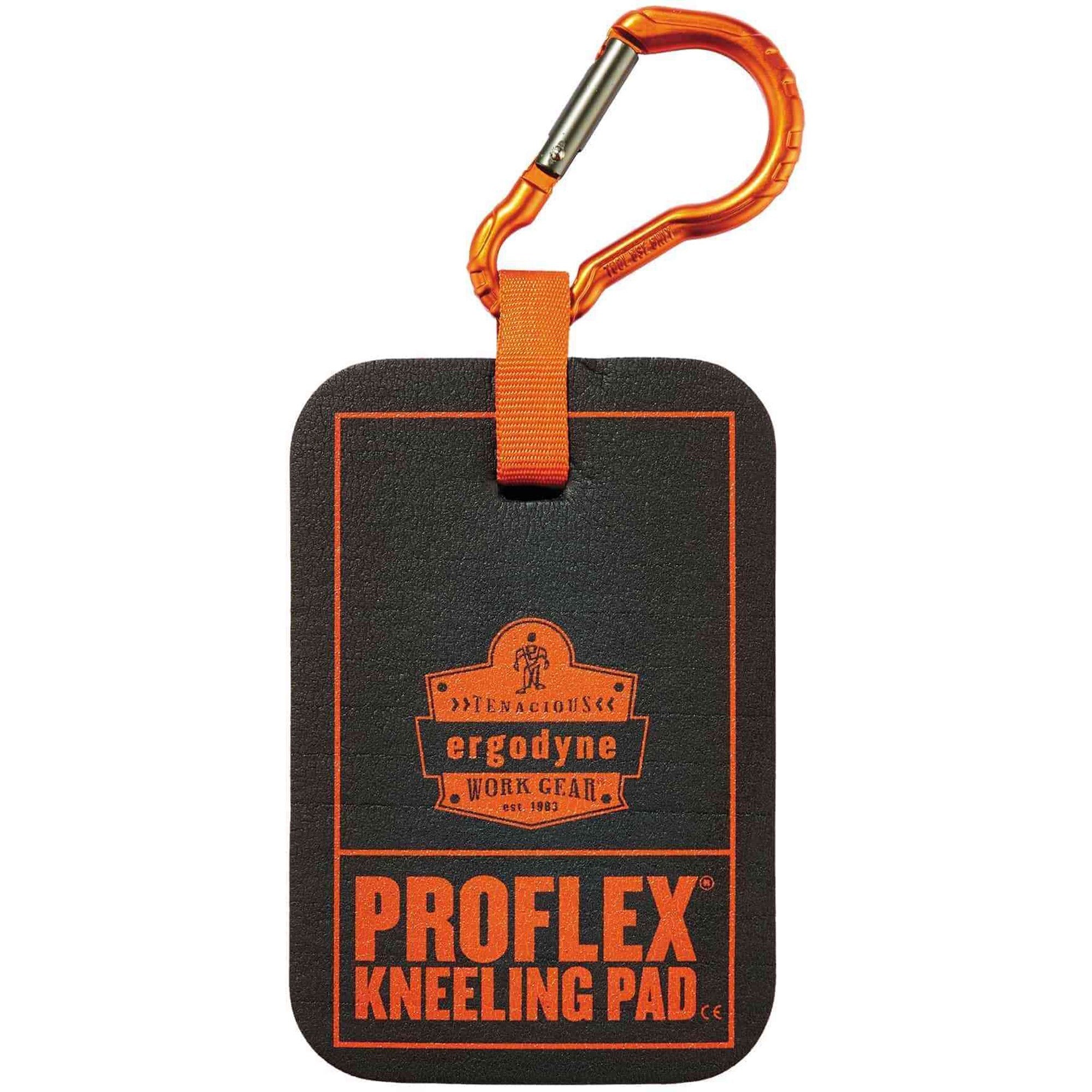 ProFlex 365 Mini Foam Kneeling Pad, Carabiner, 1", Mini, Black, Ships in 1-3 Business Days