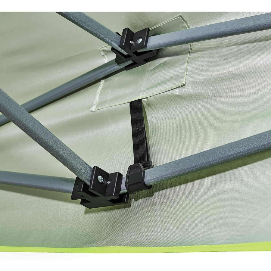 Shax 6000 Heavy-Duty Pop-Up Tent, Single Skin, 10 ft x 10 ft, Polyester/Steel, Lime, Ships in 1-3 Business Days