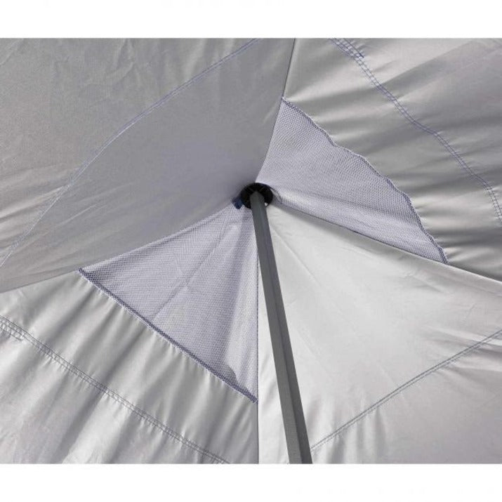 Shax 6000 Heavy-Duty Pop-Up Tent, Single Skin, 10 ft x 10 ft, Polyester/Steel, Blue, Ships in 1-3 Business Days
