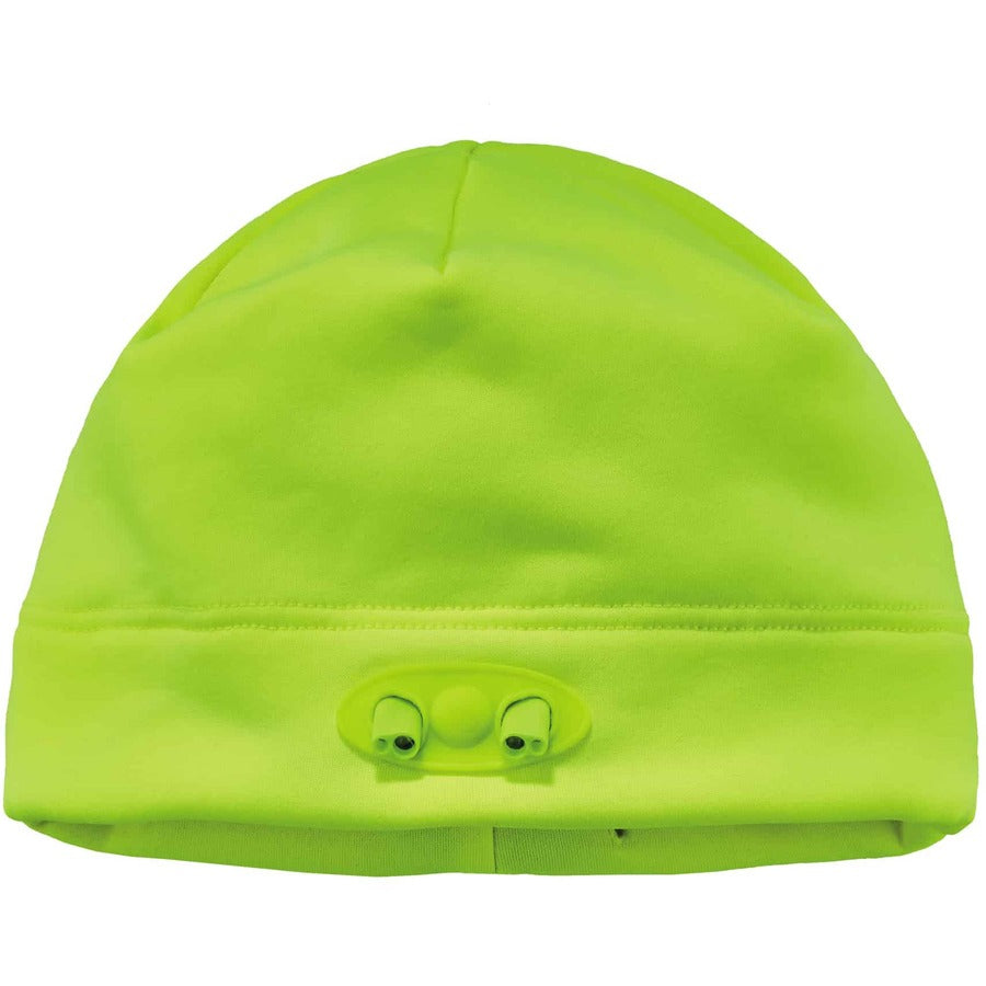 N-Ferno 6804 Skull Cap Winter Hat with LED Lights, One Size Fits Mosts, Lime, Ships in 1-3 Business Days