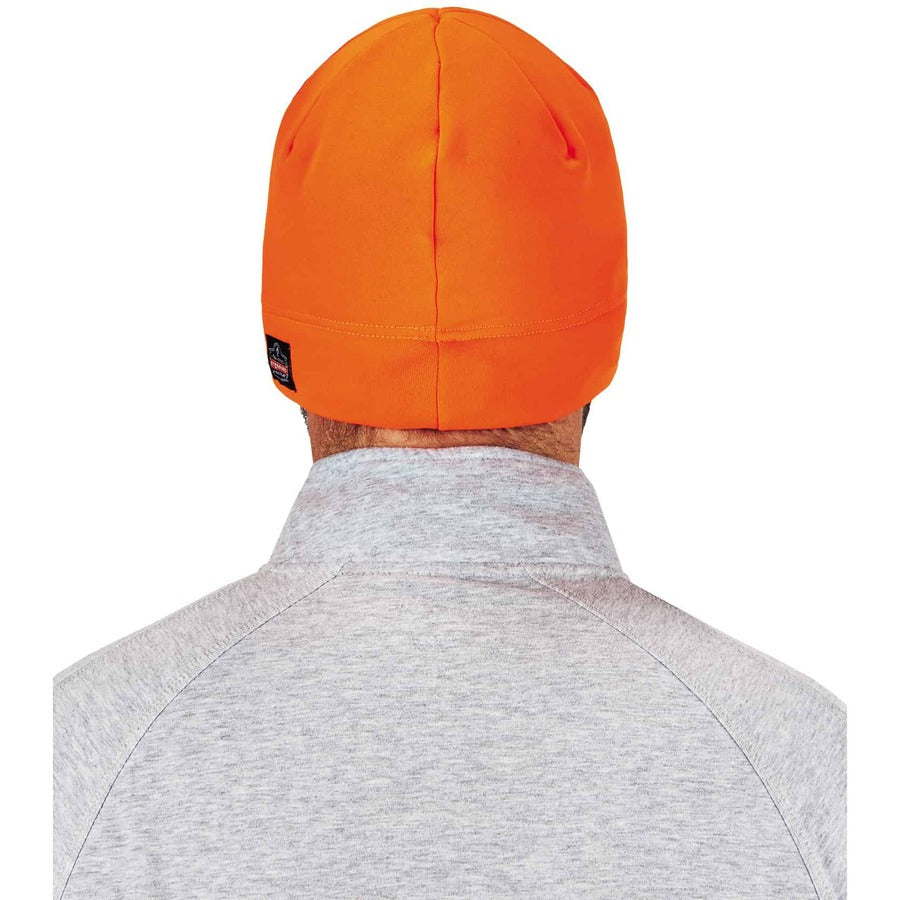 N-Ferno 6804 Skull Cap Winter Hat with LED Lights, One Size Fits Most, Orange, Ships in 1-3 Business Days