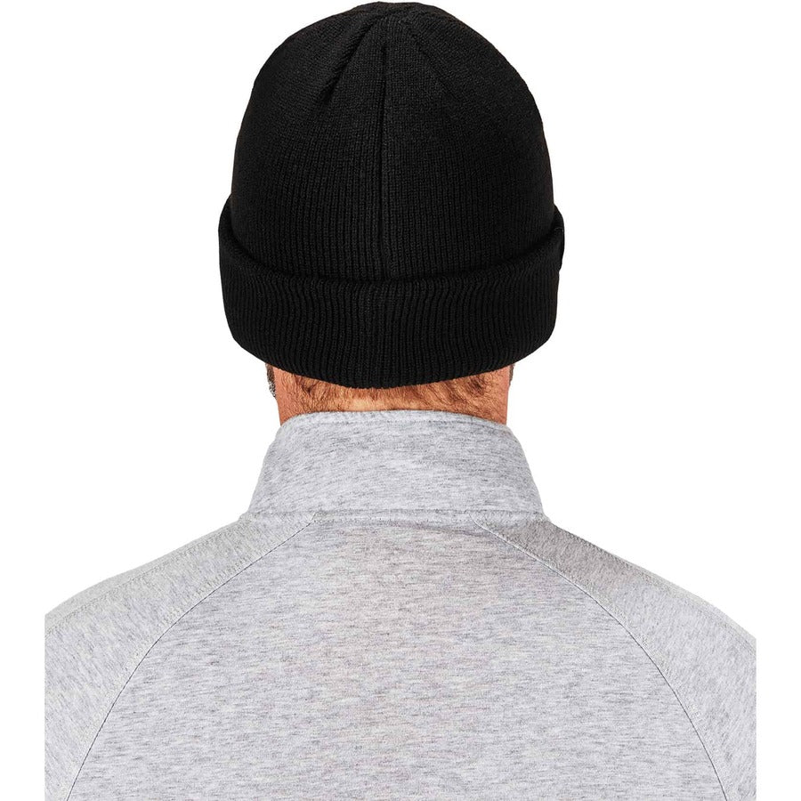 N-Ferno 6811ZI Rib Knit Hat + Bump Cap Insert, One Size Fits Most, Black, Ships in 1-3 Business Days