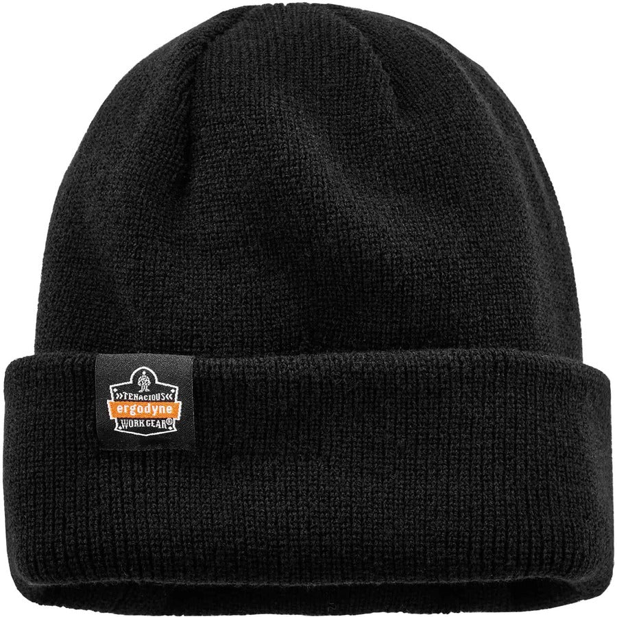 N-Ferno 6811ZI Rib Knit Hat + Bump Cap Insert, One Size Fits Most, Black, Ships in 1-3 Business Days