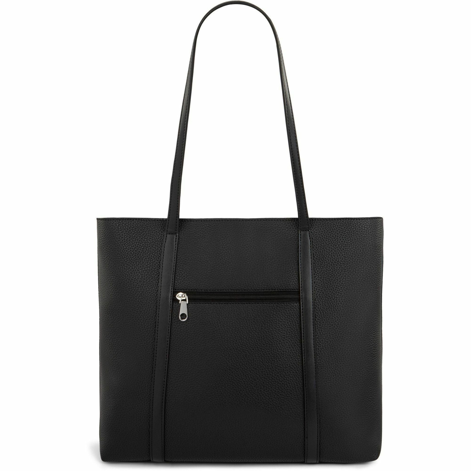bugatti-pure-carrying-case-tote-for-14-black-damage-resistant-scratch-resistant-scuff-resistant-vegan-leather-body-felt-interior-material-shoulder-strap-handle-trolley-strap-133-height-x-15-width-x-63-depth-female-1-each_buglbg5054bubk - 3