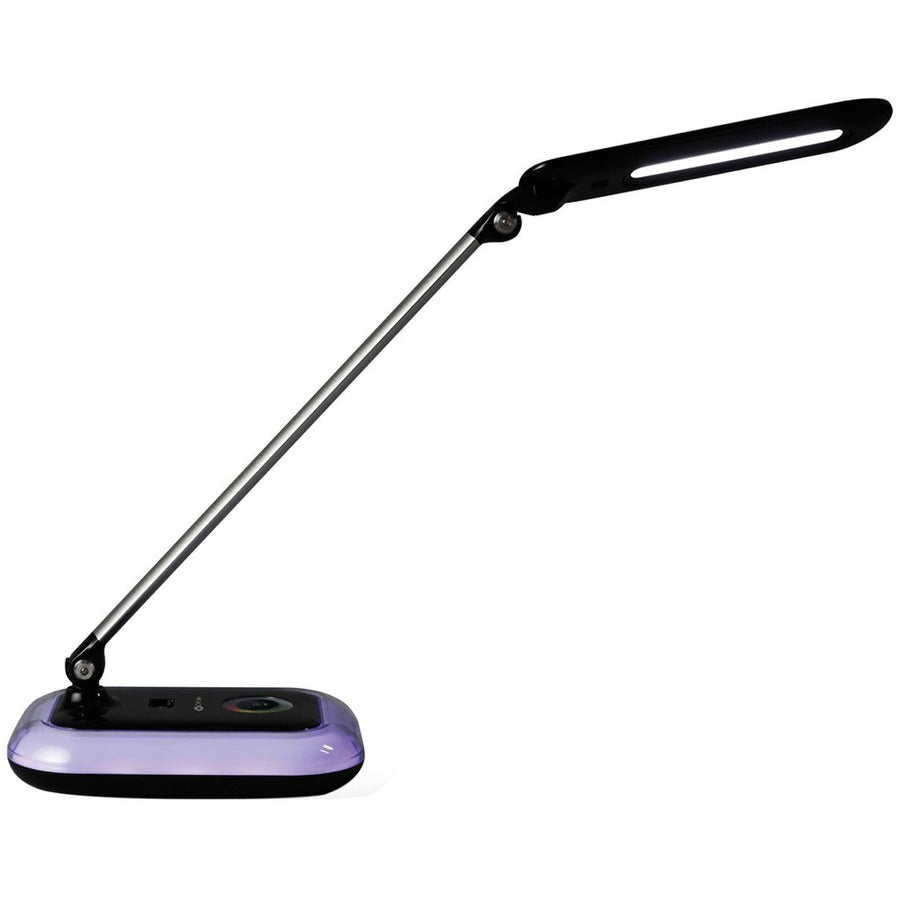 ottlite-wellness-desk-lamp-8-w-led-bulb-touch-activated-adjustable-arm-usb-charging-adjustable-brightness-adjustable-shade-450-lm-lumens-desk-mountable-black-black-for-tablet-phone_ottf1by9g59shpr - 8