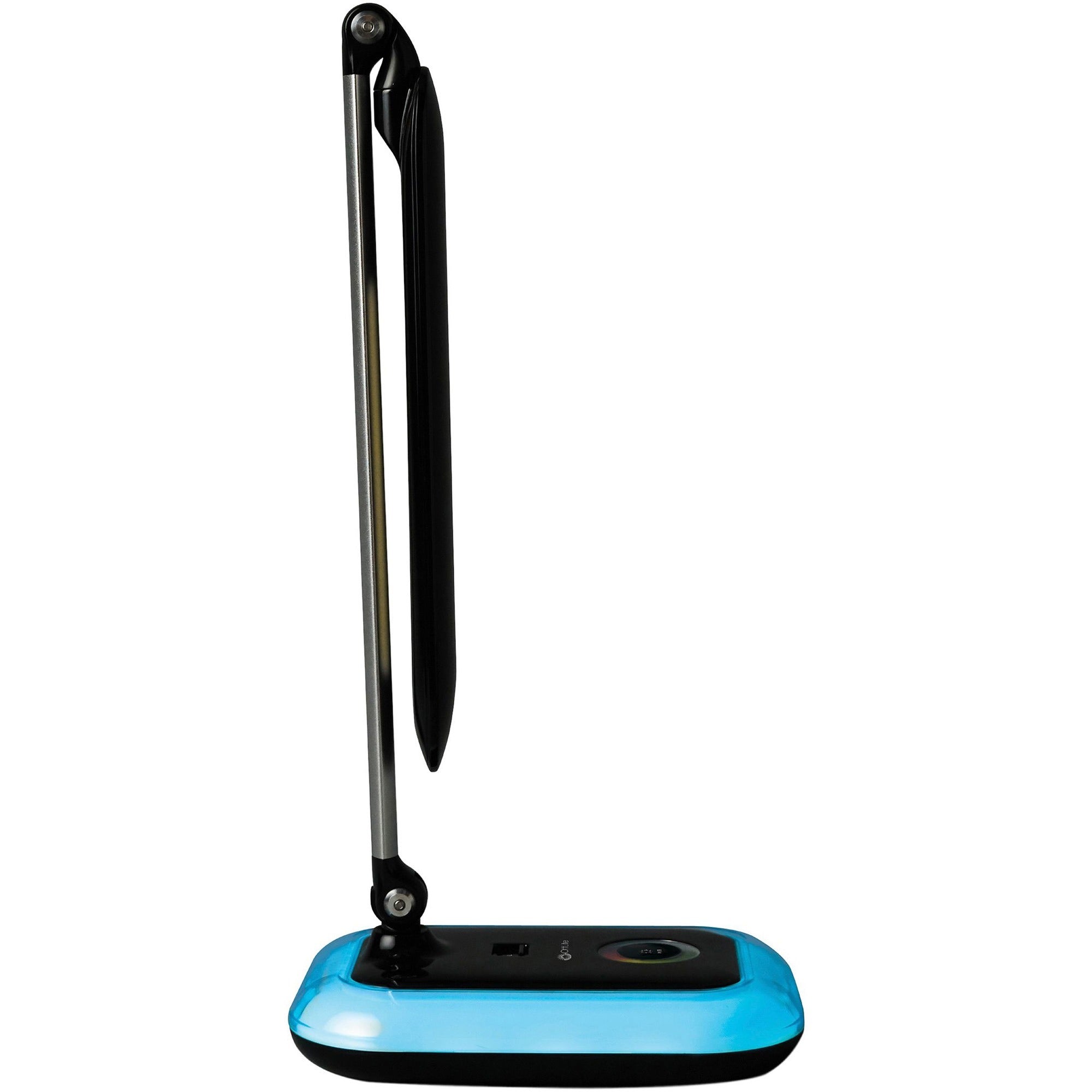 ottlite-wellness-desk-lamp-8-w-led-bulb-touch-activated-adjustable-arm-usb-charging-adjustable-brightness-adjustable-shade-450-lm-lumens-desk-mountable-black-black-for-tablet-phone_ottf1by9g59shpr - 3