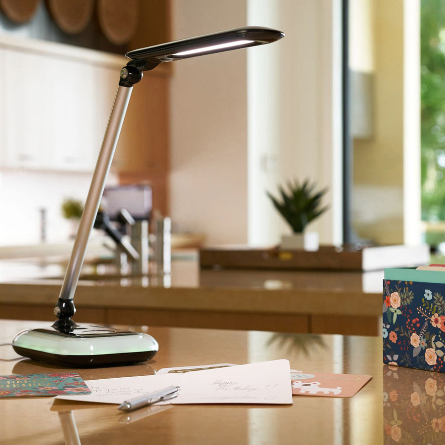 ottlite-wellness-desk-lamp-8-w-led-bulb-touch-activated-adjustable-arm-usb-charging-adjustable-brightness-adjustable-shade-450-lm-lumens-desk-mountable-black-black-for-tablet-phone_ottf1by9g59shpr - 6