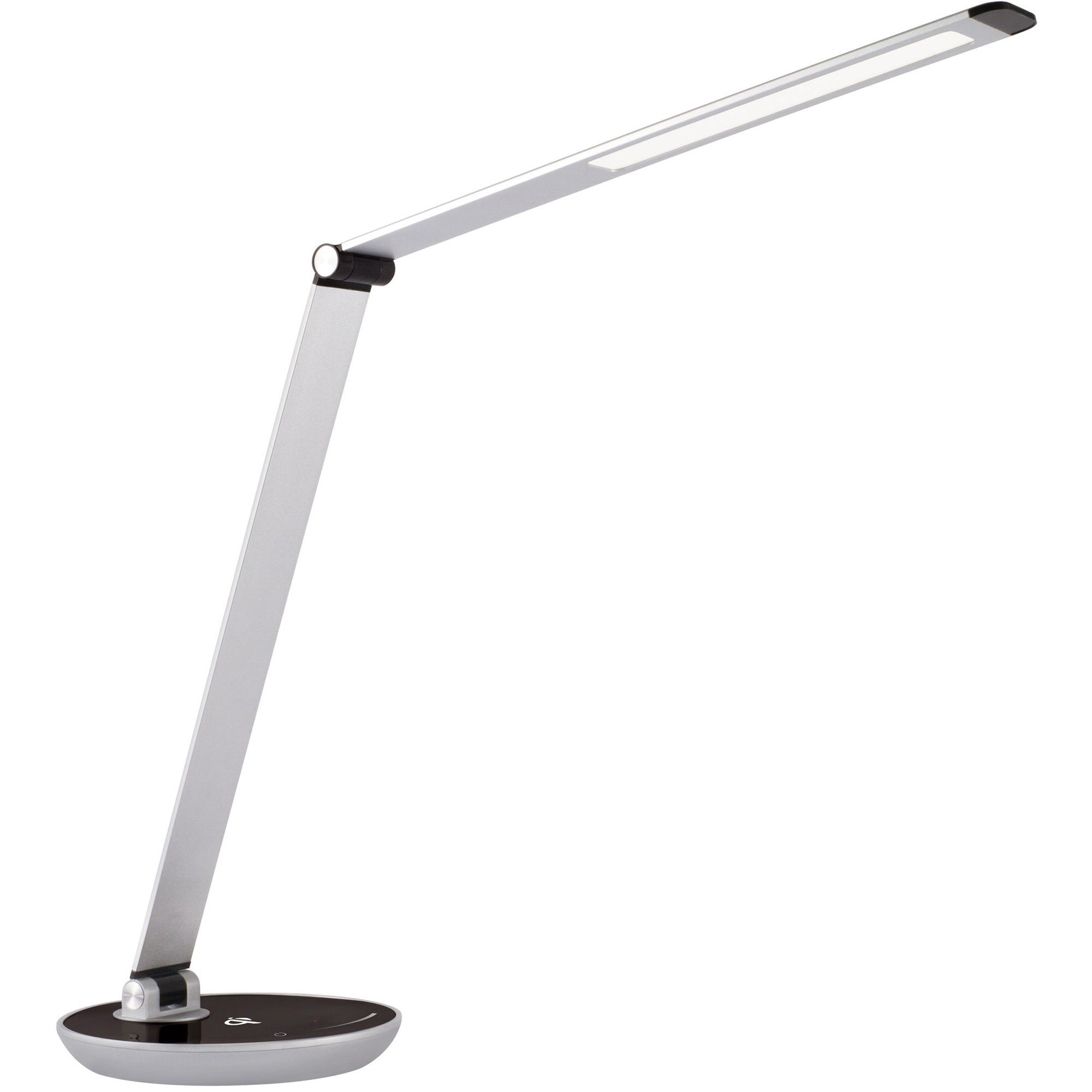ottlite-desk-lamp-26-height-led-bulb-adjustable-brightness-usb-charging-qi-wireless-charging-adjustable-height-dimmable-foldable-desk-mountable-white-for-indoor-smartphone_ottww10sk1 - 1