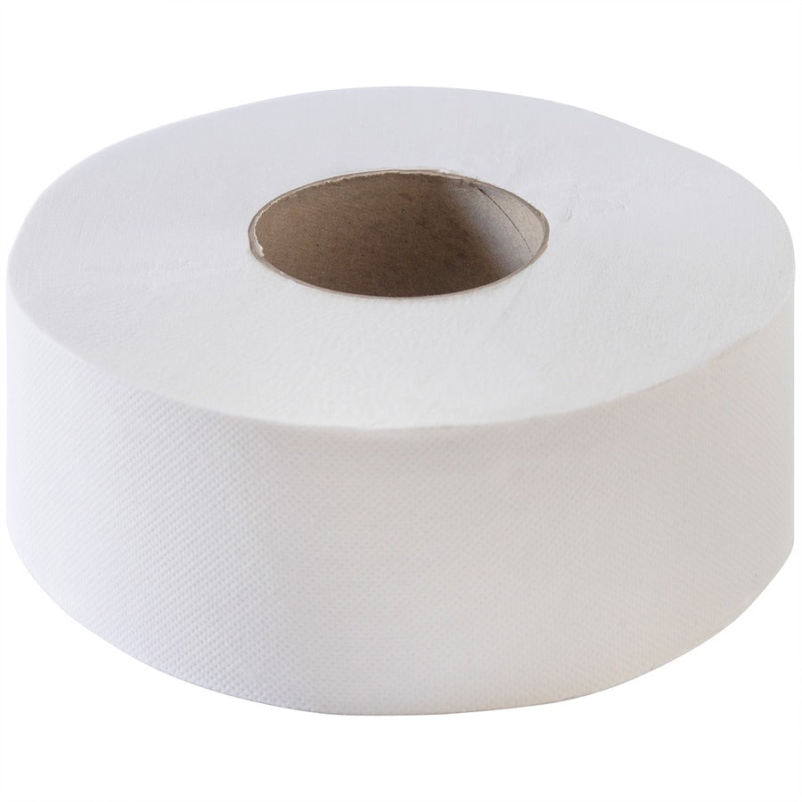 genuine-joe-1-ply-jumbo-roll-bath-tissue-1-ply-363-x-1200-ft-888-roll-diameter-white-fiber-sewer-safe-septic-safe-for-bathroom-12-carton_gjo35120012 - 6