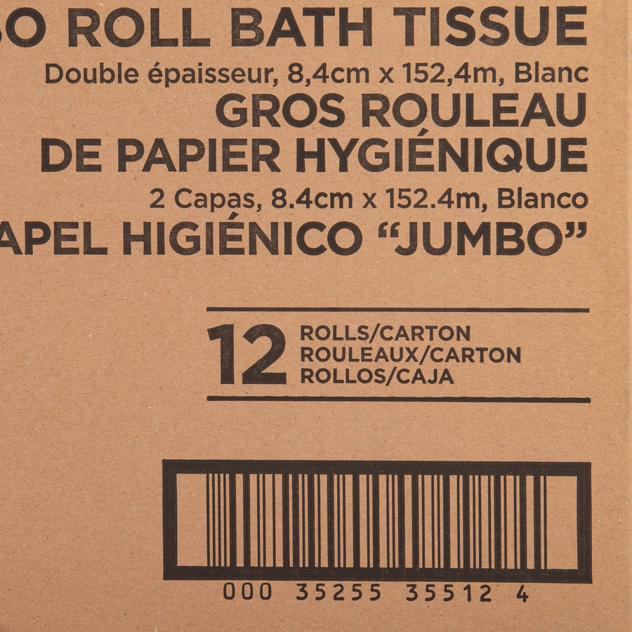 genuine-joe-jumbo-jr-dispenser-bath-tissue-roll-2-ply-330-x-500-ft-888-roll-diameter-white-fiber-sewer-safe-septic-safe-for-bathroom-12-carton_gjo3550012 - 7
