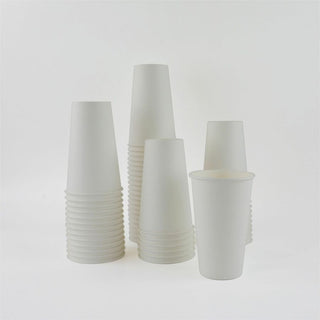 Genuine Joe 16 oz Disposable Hot Cups - 50 / Pack - 50 / Pack - White - Polyurethane - Coffee, Hot Drink, Picnic, Company, Tea, Hot Chocolate, Beverage