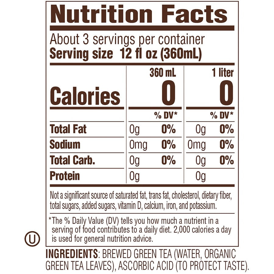 Tejava Origins Organic Hojicha Green Tea Bottle - 12 / Carton