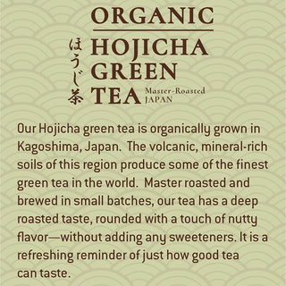 Tejava Origins Organic Hojicha Green Tea Bottle - 12 / Carton