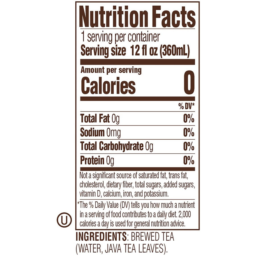 Tejava Original Black Tea Bottle - 24 / Carton