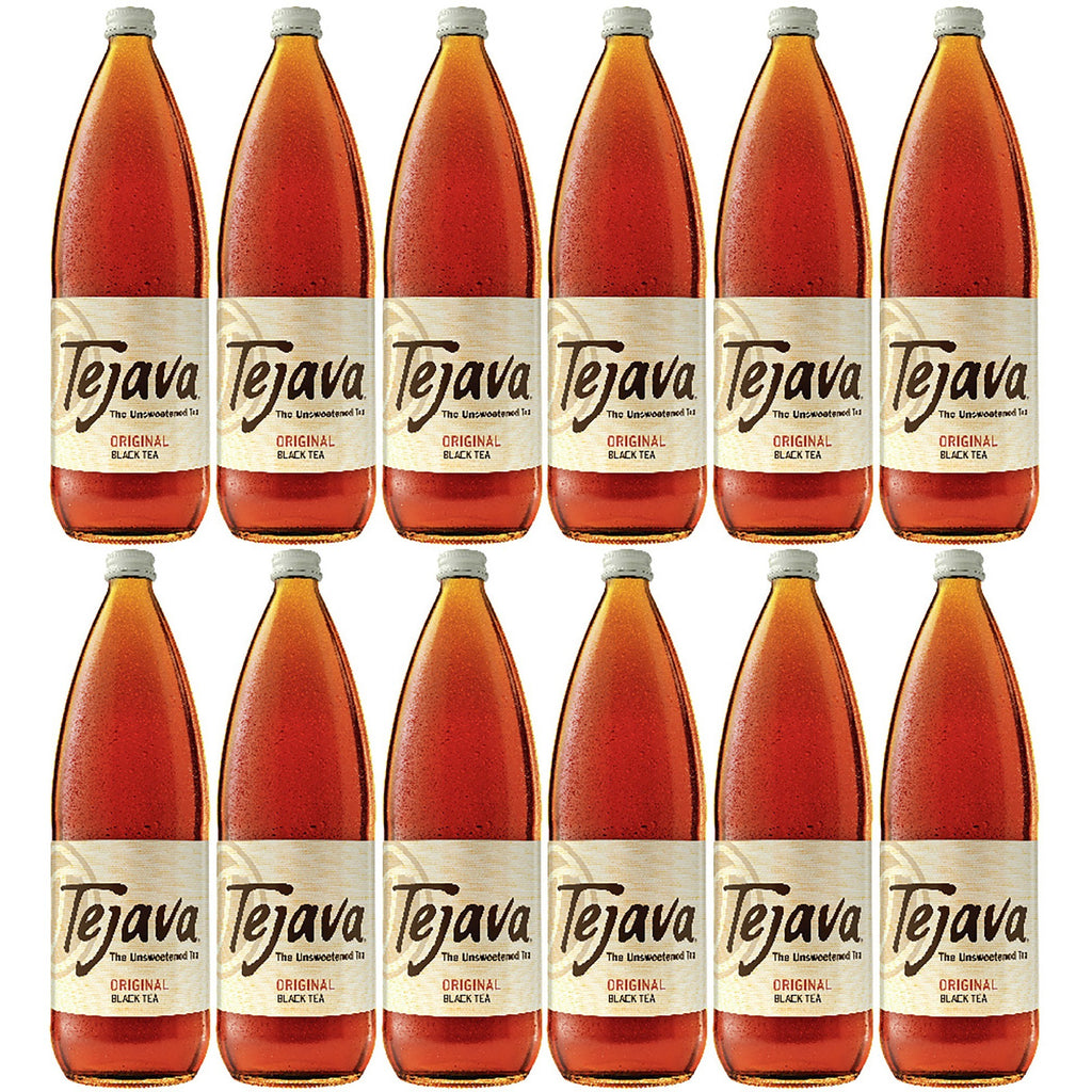 Tejava Original Black Tea Bottle - 12 / Carton