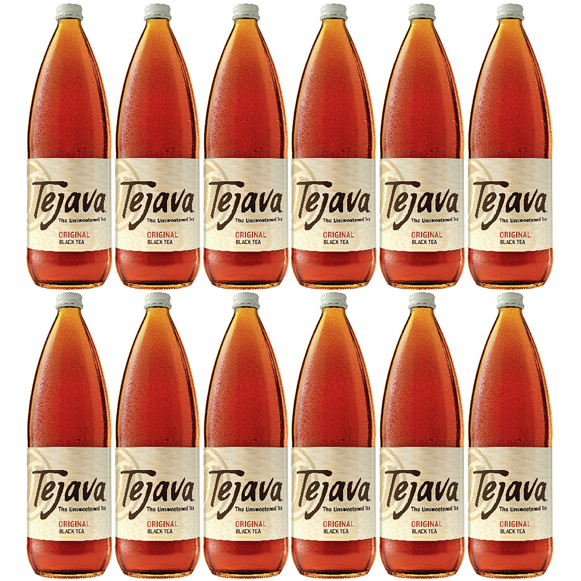 Tejava Original Black Tea Bottle - 12 / Carton
