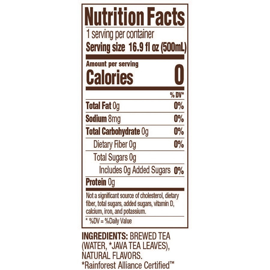 Tejava Raspberry Black Tea Bottle - 12 / Carton