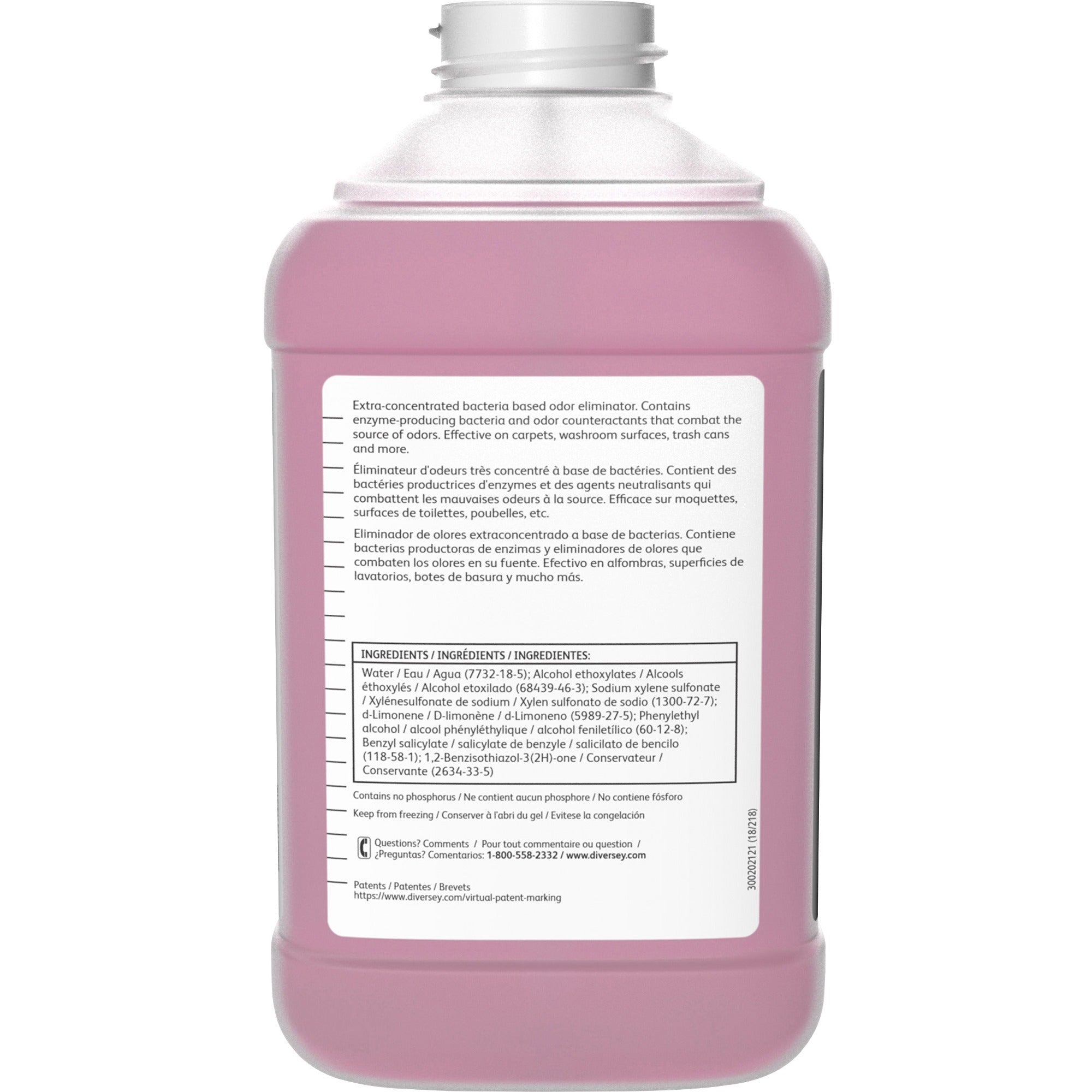 diversey-breakdown-xc-odor-eliminator-cleaner-concentrate-845-fl-oz-26-quart-fresh-scentbottle-2-carton-no-mess-enzyme-free-red_dvo95773791 - 3