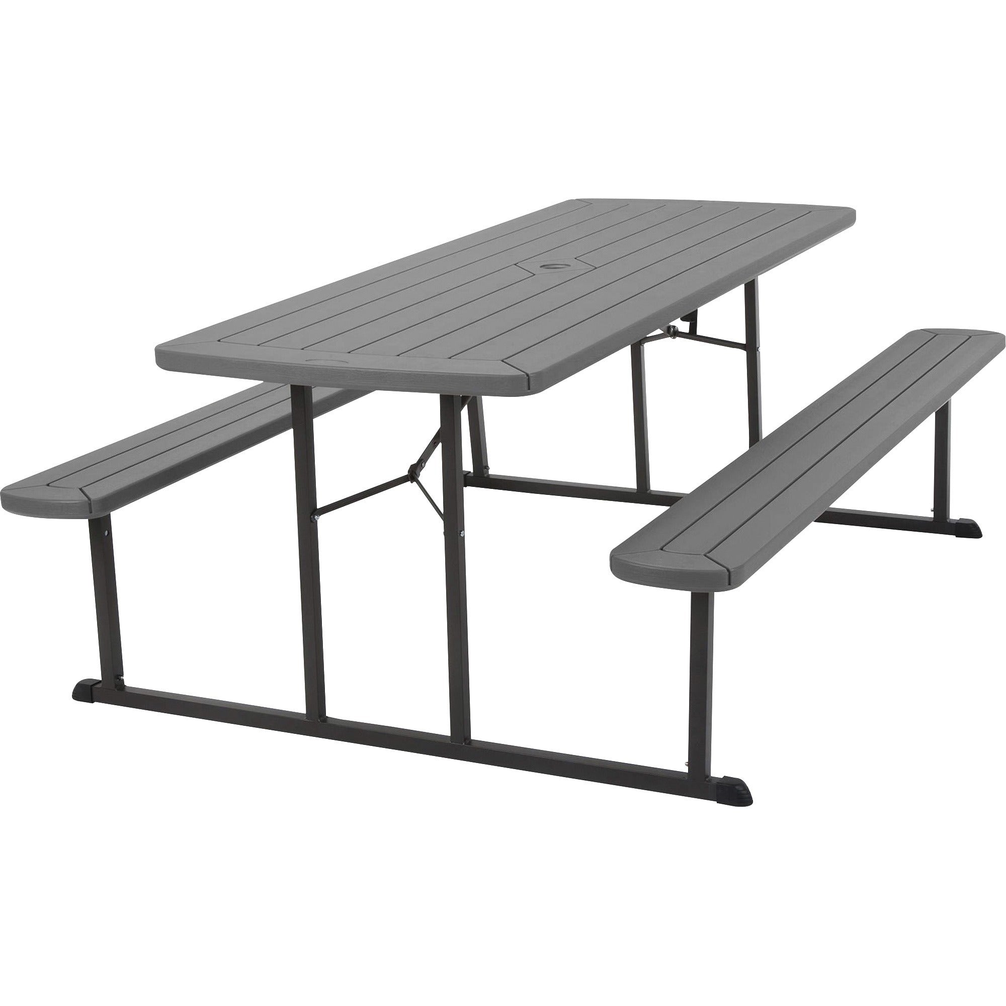 cosco-folding-picnic-table-for-table-toptaupe-top-800-lb-capacity-x-72-table-top-width-x-57-table-top-depth-29-height-wood-grain-resin-top-material-1-each_csc87902dgr1e - 1