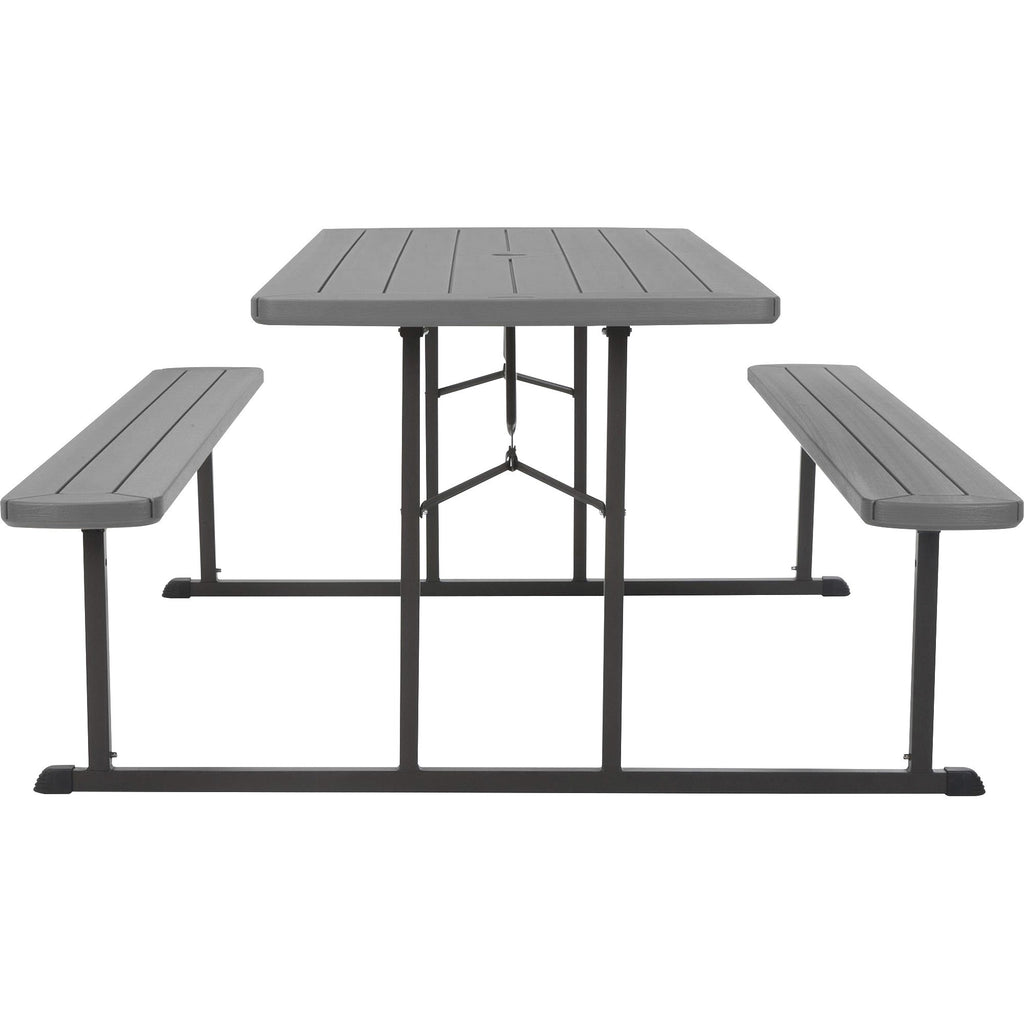 cosco-folding-picnic-table-for-table-toptaupe-top-800-lb-capacity-x-72-table-top-width-x-57-table-top-depth-29-height-wood-grain-resin-top-material-1-each_csc87902dgr1e - 2