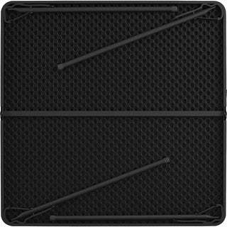 Cosco XL Fold-in-Half Card Table - Four Leg Base - 4 Legs - 200 lb Capacity x 38.50" Table Top Width x 38.50" Table Top Depth - 29.50" Height - Black - 1 Each