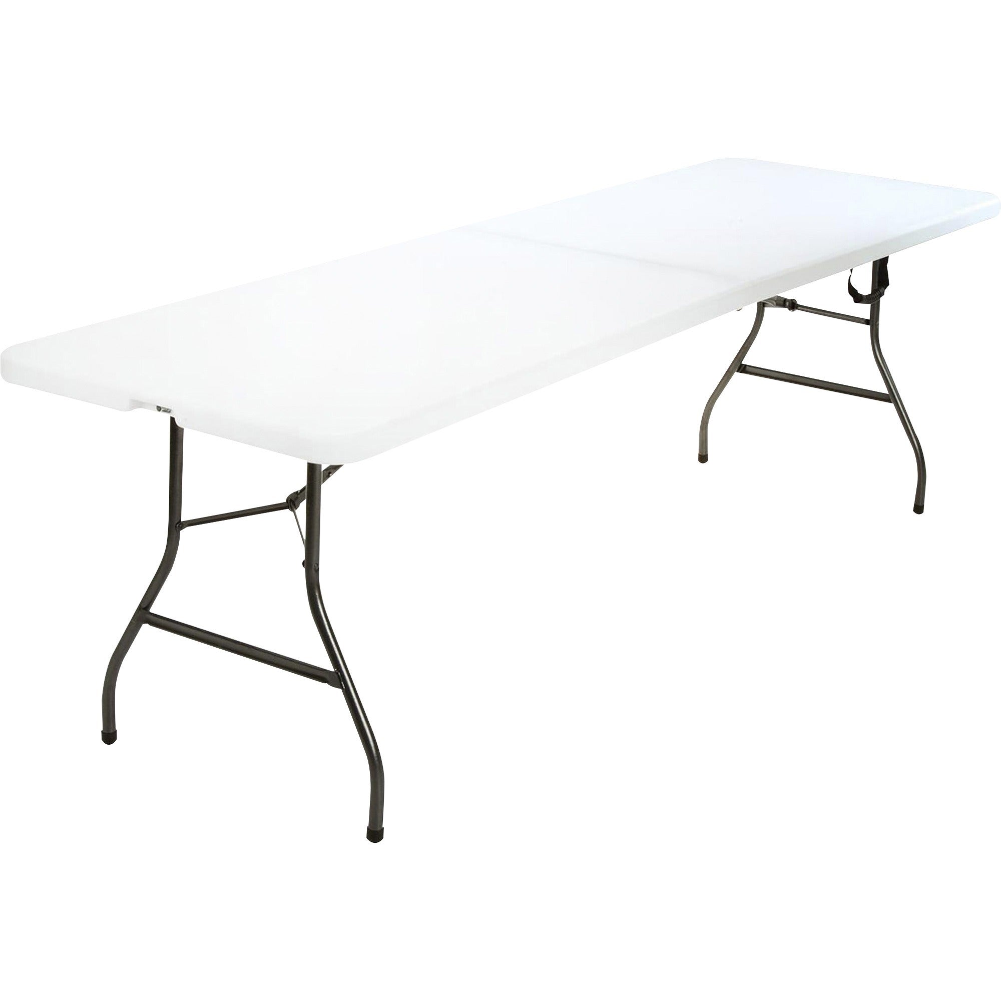 cosco-fold-in-half-blow-molded-table-for-table-toprectangle-top-four-leg-base-4-legs-300-lb-capacity-x-30-table-top-width-x-96-table-top-depth-2925-height-white-1-each_csc14778wsl1x - 1