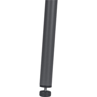 Dorel Zown Classic 24" Corner Blow Mold Fold Table - For - Table TopHalf Moon Top - 3 Legs - 200 lb Capacity x 29.50" Table Top Width x 29.20" Table Top Depth - 29.50" Height - Gray - High-density Polyethylene (HDPE), Resin - 2 / Carton
