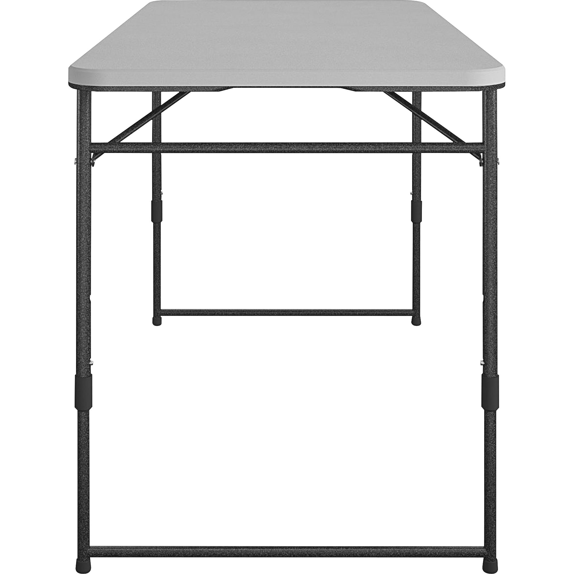 cosco-fold-portable-indoor-outdoor-utility-table-200-lb-capacity-adjustable-height-x-48-table-top-width-x-24-table-top-depth-28-height-gray-steel-resin-1-each_csc14400gry1e - 4