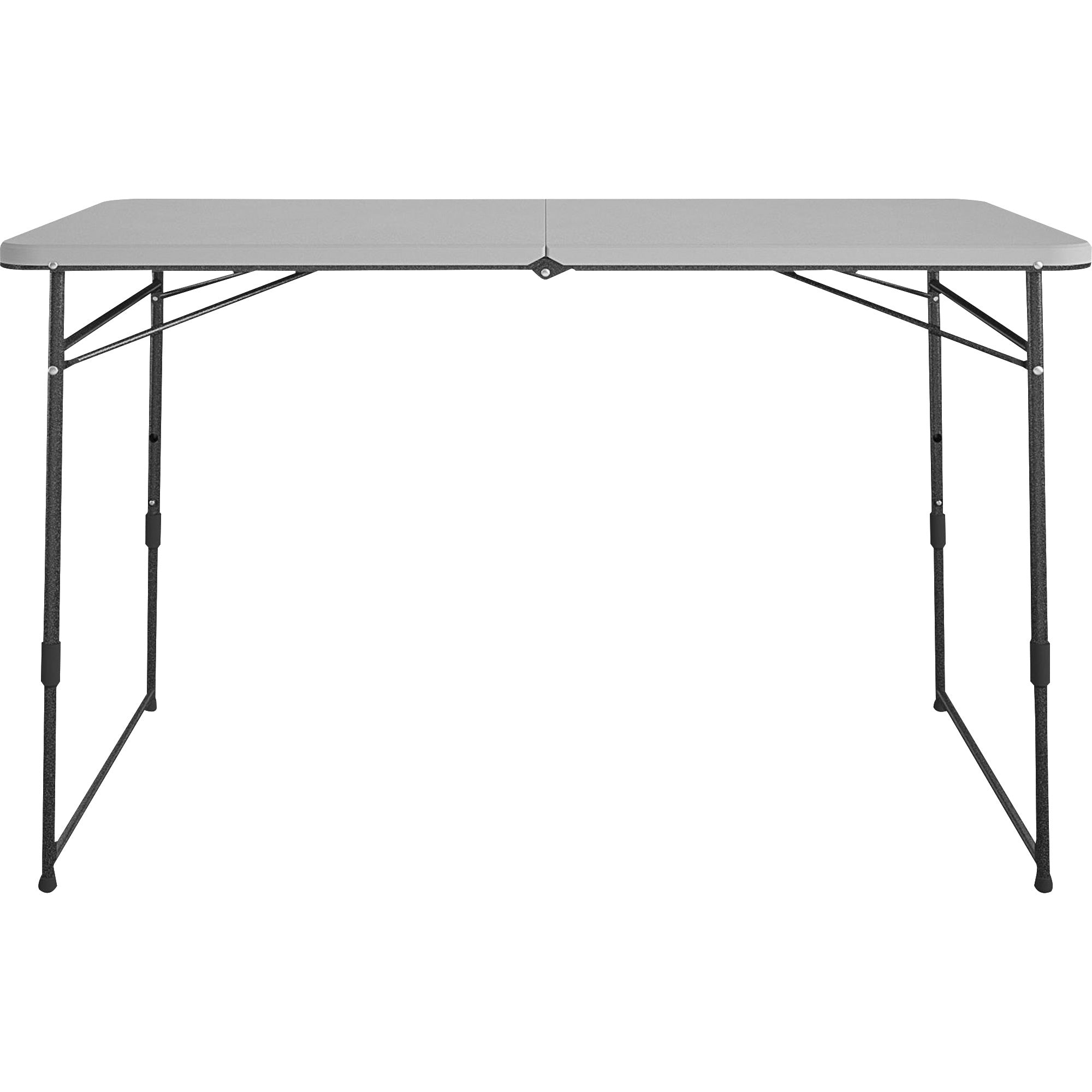 cosco-fold-portable-indoor-outdoor-utility-table-200-lb-capacity-adjustable-height-x-48-table-top-width-x-24-table-top-depth-28-height-gray-steel-resin-1-each_csc14400gry1e - 6