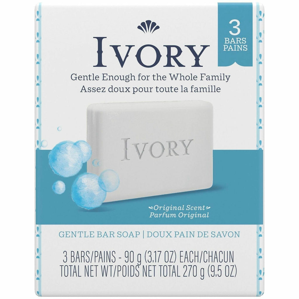 Individually Wrapped Bath Soap, Original Scent, 3.1 oz Bar, 72/Carton
