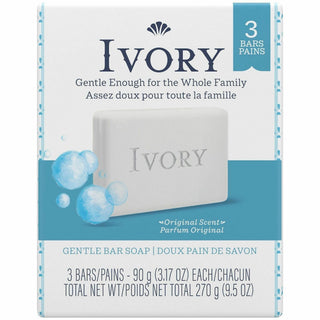 Individually Wrapped Bath Soap, Original Scent, 3.1 oz Bar, 72/Carton