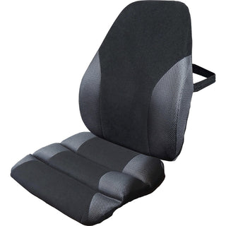 Kantek Memory Foam Backrest - Black - High Density Memory Foam
