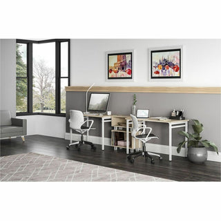 Ready Home Office Large Stackable Storage, 1-Shelf, 24w x 12d x 17.25h, Beige/White, Ships in 1-3 Business Days