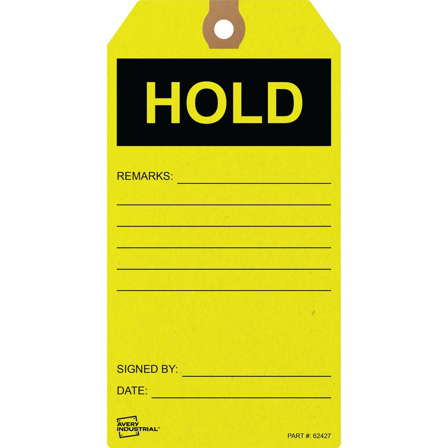 avery-preprinted-hold-inventory-tags-575-length-x-3-width-25-pack-card-stock-yellow_ave62427 - 4