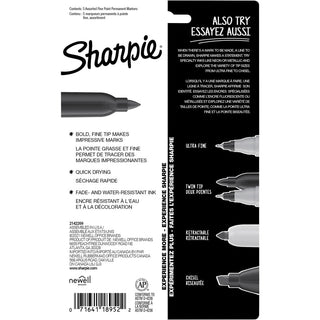 Sharpie Mystic Gems Permanent Markers - Fine Marker Point - Multi - 5 / Pack