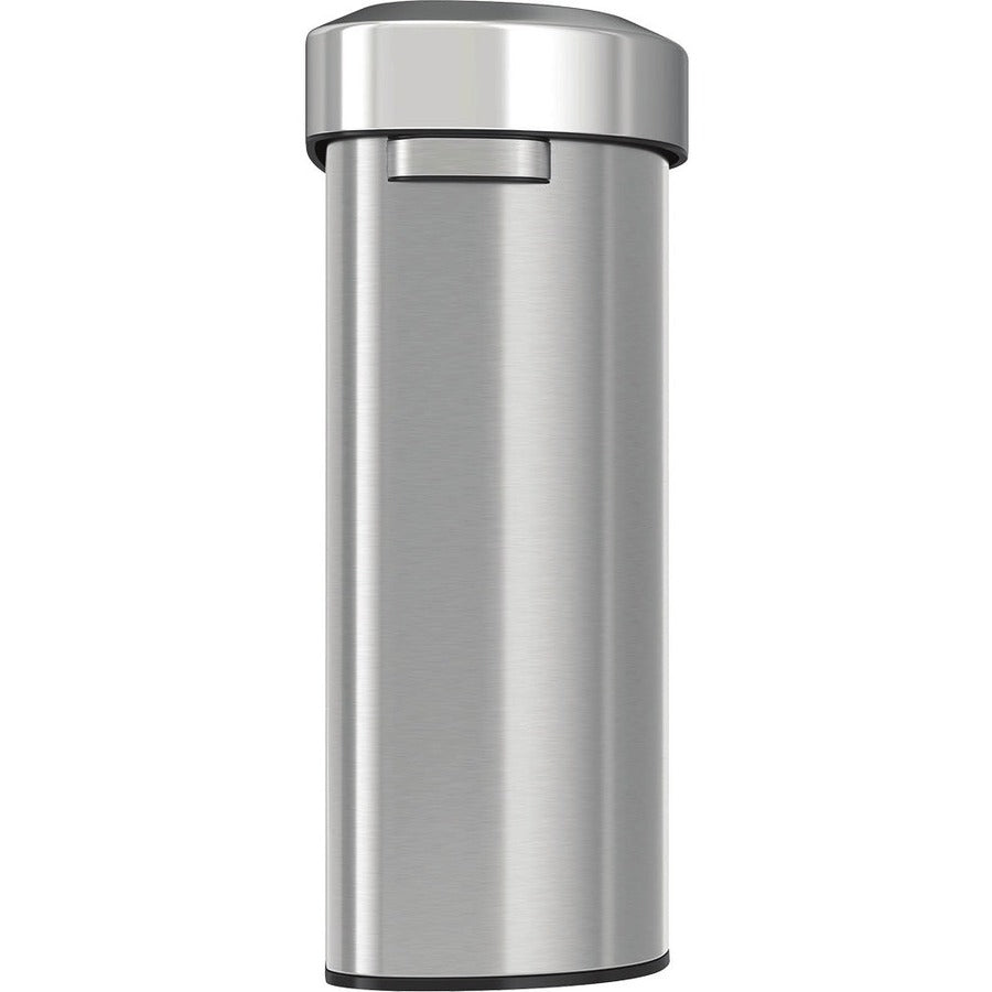 hls-commercial-semi-round-open-top-trash-can-23-gal-capacity-half-round-fingerprint-proof-smudge-resistant-durable-handle-33-height-x-124-width-x-198-depth-stainless-steel-silver-1-each_hlchls23dot - 5
