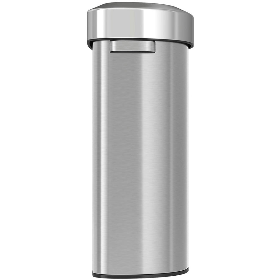 hls-commercial-semi-round-open-top-trash-can-23-gal-capacity-half-round-fingerprint-proof-smudge-resistant-durable-handle-33-height-x-124-width-x-198-depth-stainless-steel-silver-1-each_hlchls23dot - 3