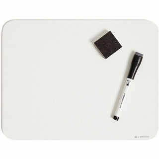 Single-Sided Dry Erase Lap Board, 12 x 9, White Surface